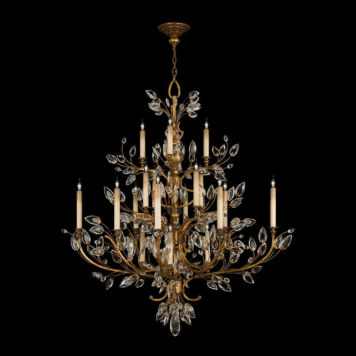 Crystal Laurel 57" Round Chandelier