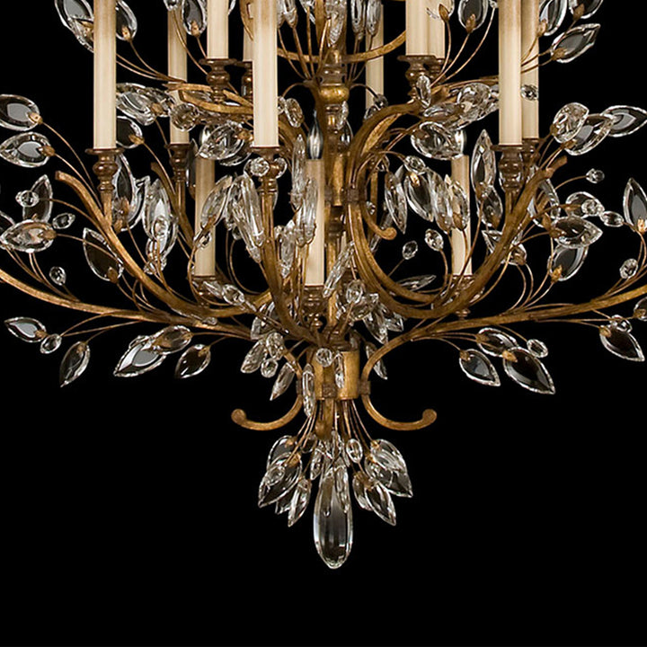 Crystal Laurel 57" Round Chandelier