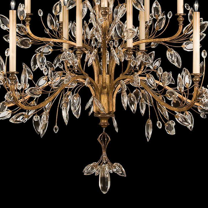 Crystal Laurel 75" Round Chandelier