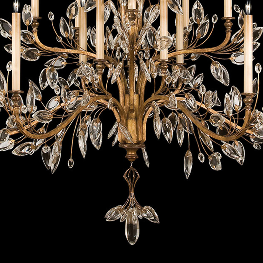 Crystal Laurel 75" Round Chandelier
