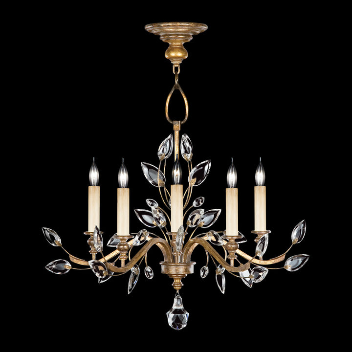Crystal Laurel 32" Round Chandelier