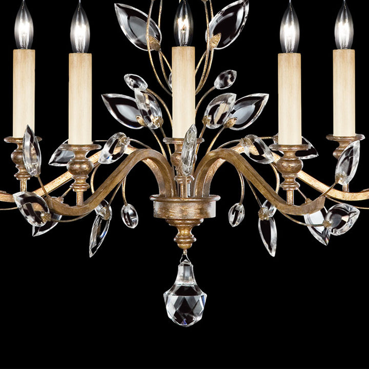 Crystal Laurel 32" Round Chandelier