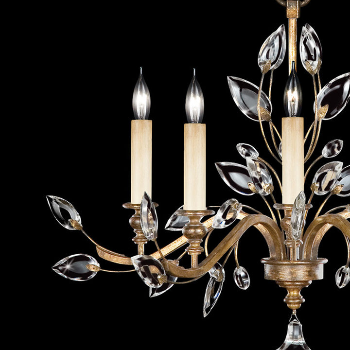 Crystal Laurel 32" Round Chandelier