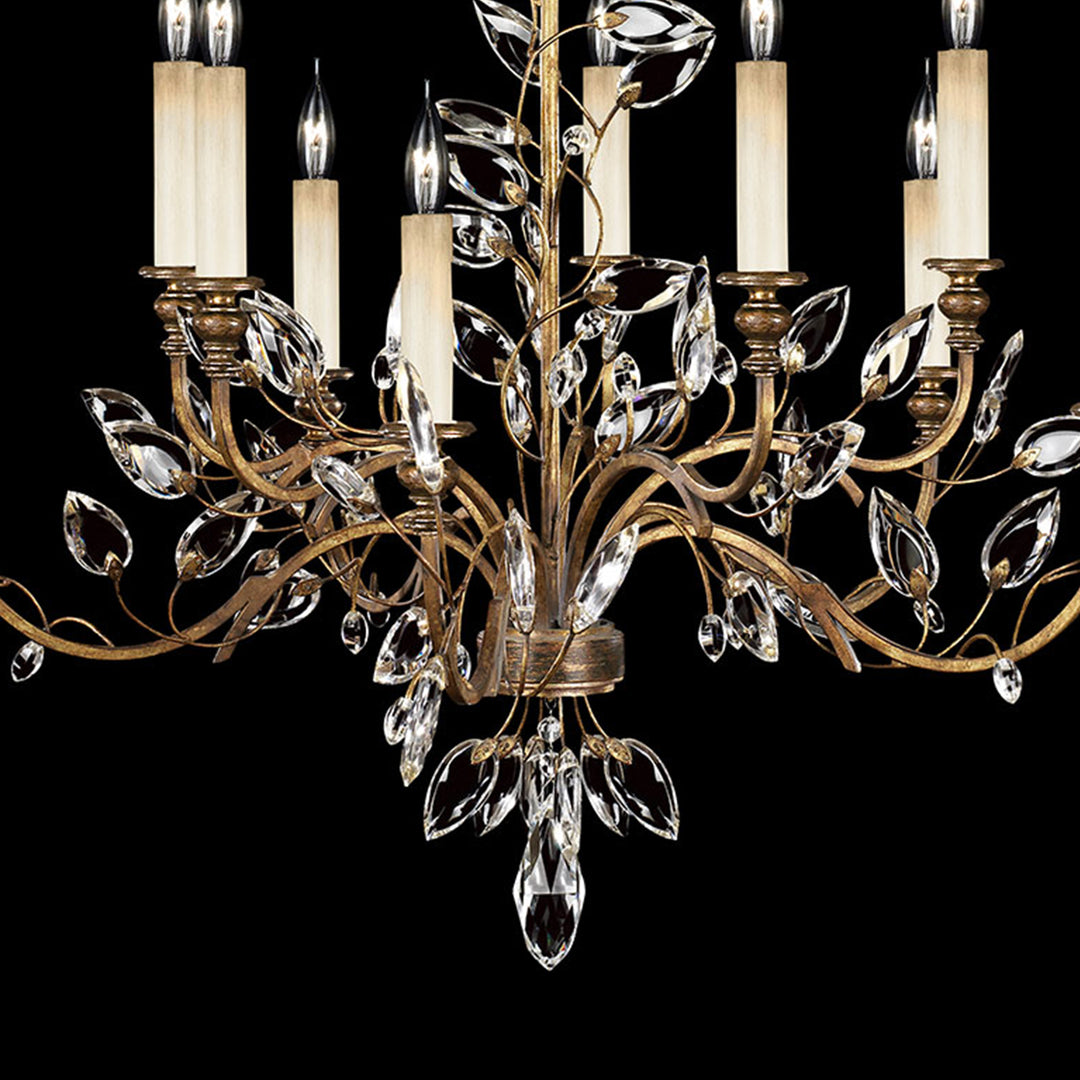 Crystal Laurel 43" Round Chandelier