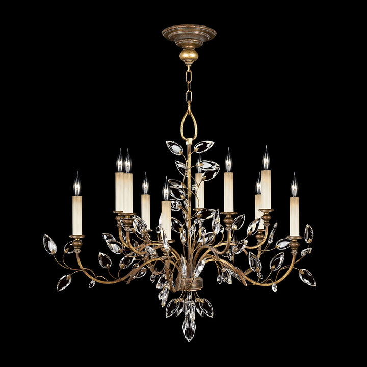 Crystal Laurel 43" Round Chandelier
