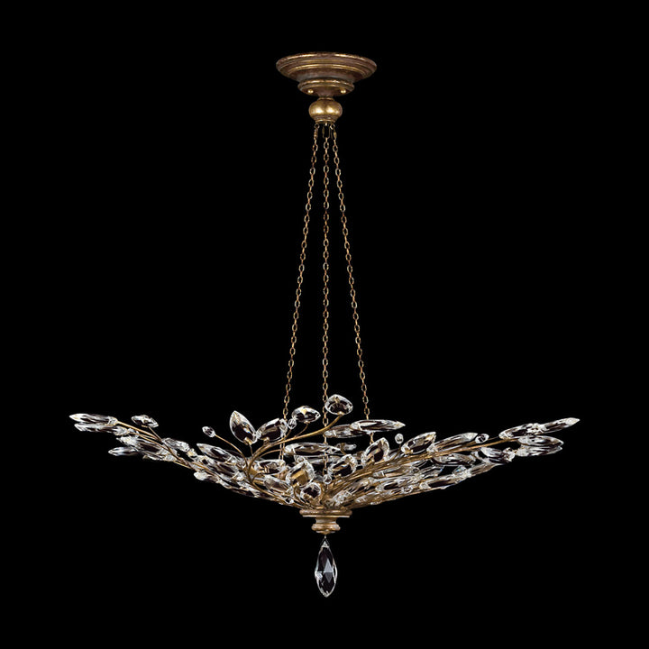 Crystal Laurel 47" Round Pendant