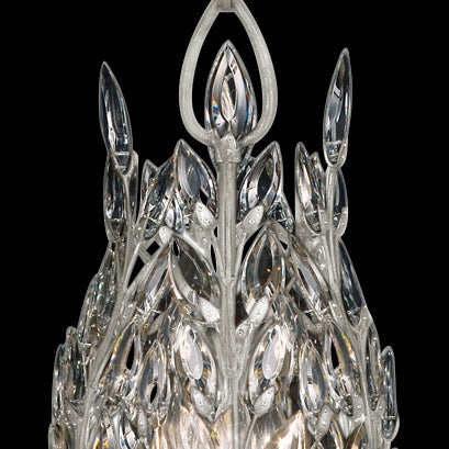 Crystal Laurel 11" Round Pendant