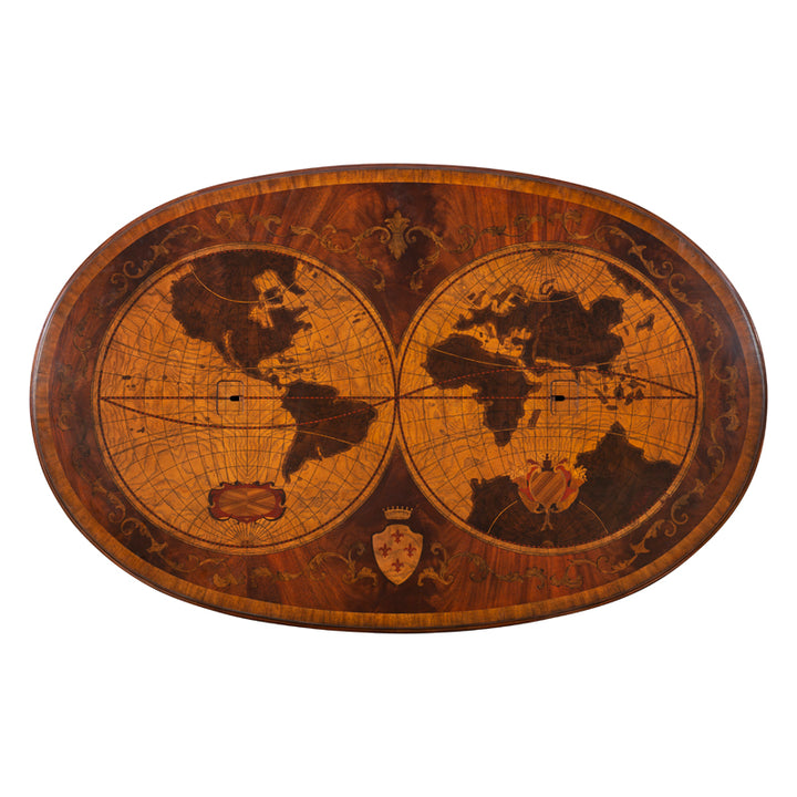 Map Partner's Oval Desk