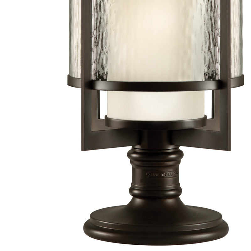 Singapore Moderne Outdoor 24" Outdoor Adjustable Pier/Post Mount