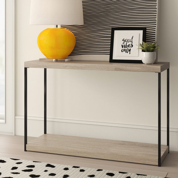 Wood and Metal Console Table Console Table