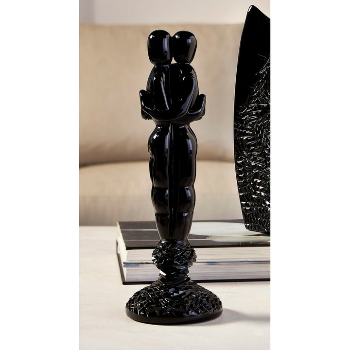 Black Crystal Figurine