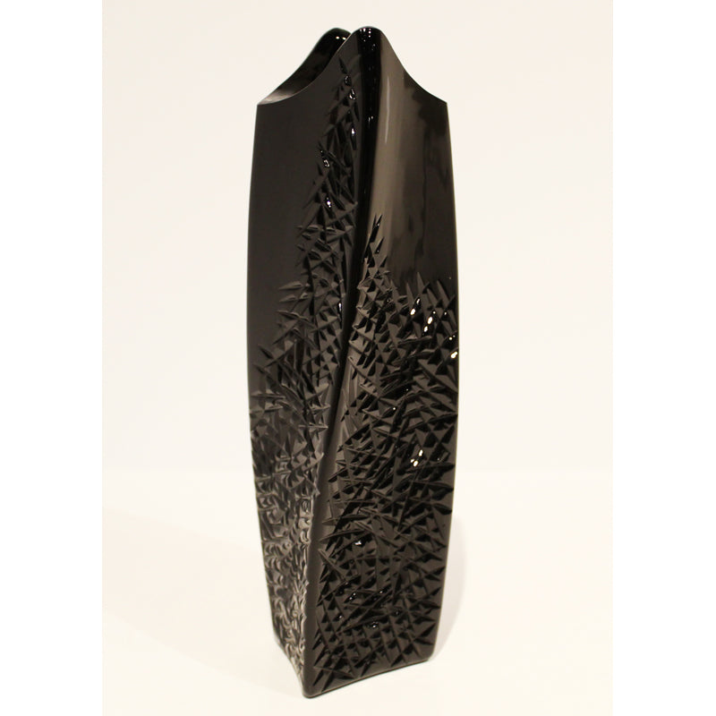 Black Crystal Vase