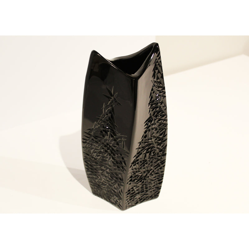 Black Crystal Vase