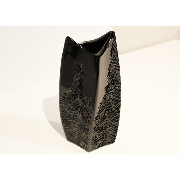 Black Crystal Vase