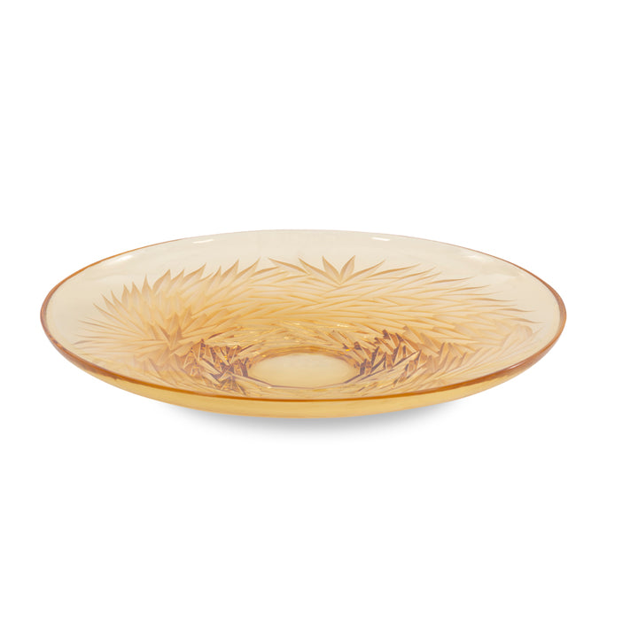 Large Crystal Serving Dish
