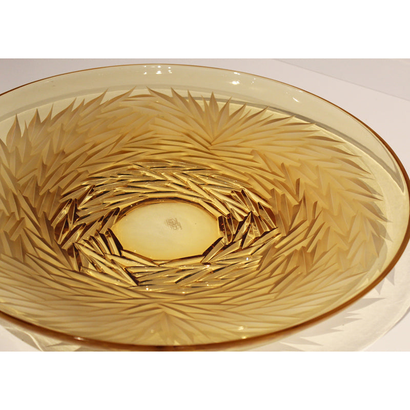 Large Crystal Serving Dish