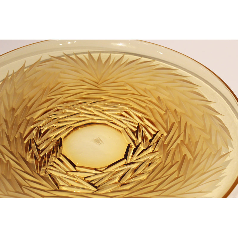 Large Crystal Serving Dish