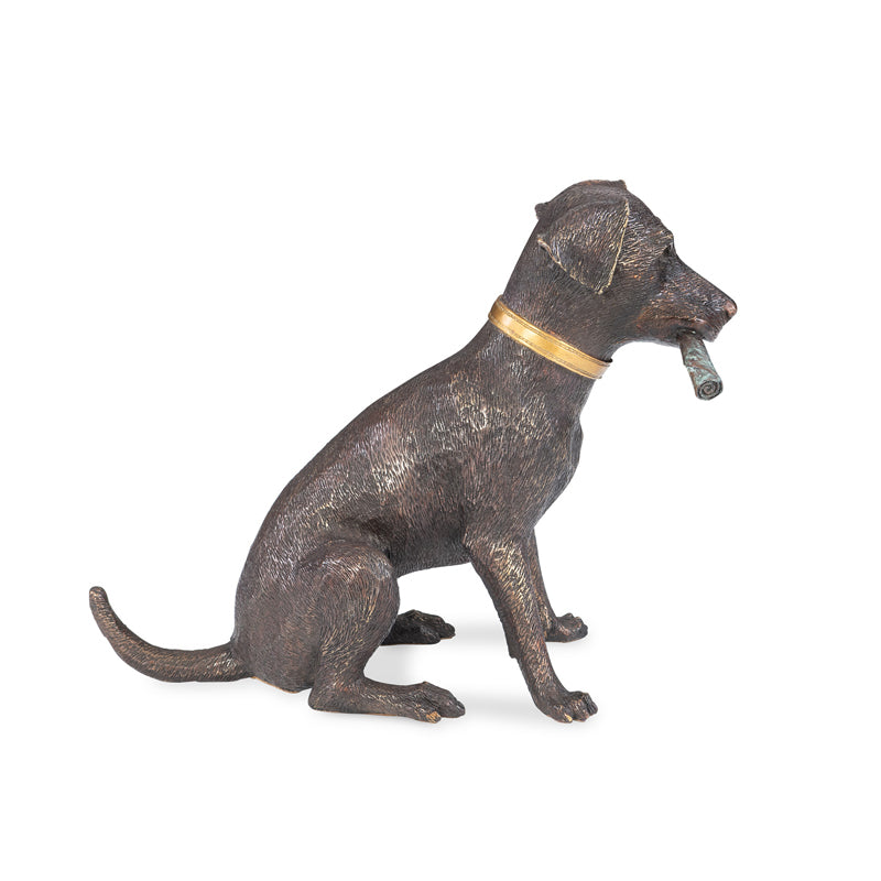 Labrador Smoking A Cigar