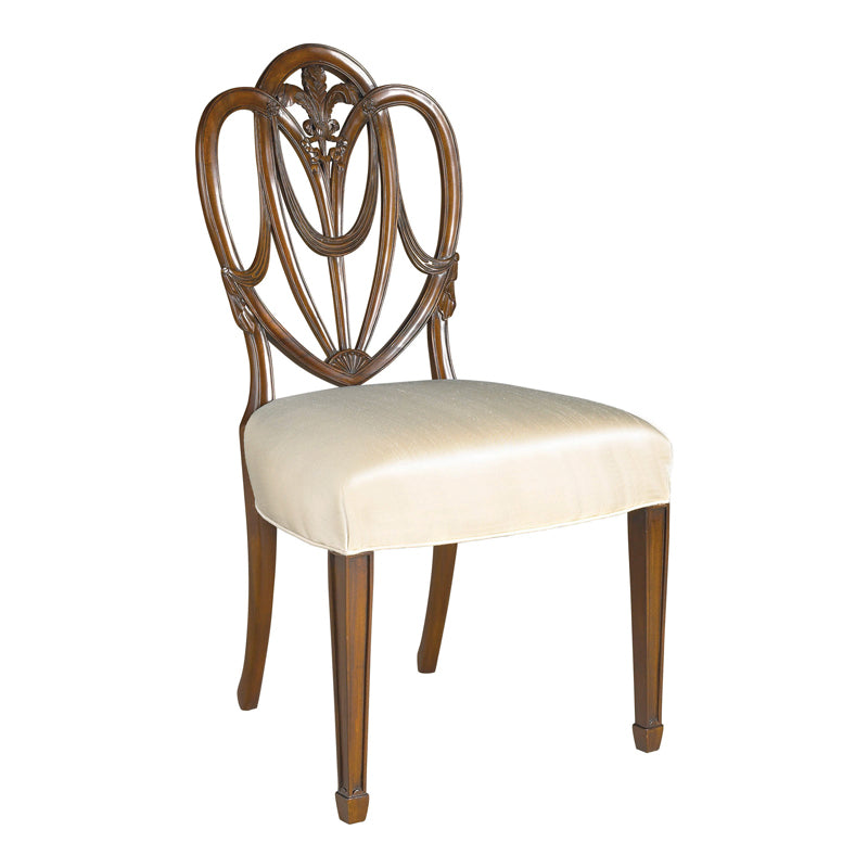 Heart Side Chair Pearl