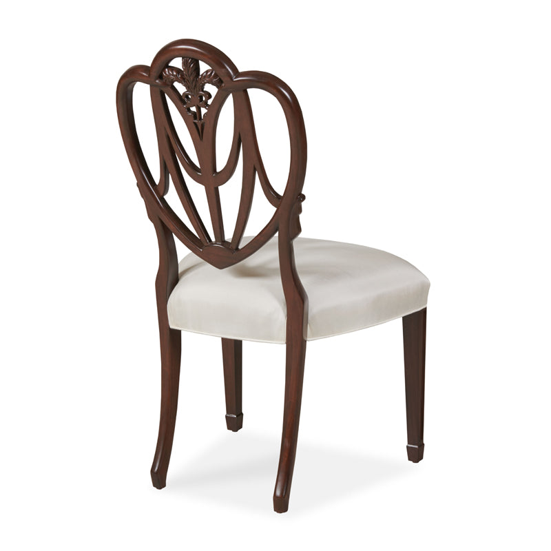 Heart Side Chair Pearl