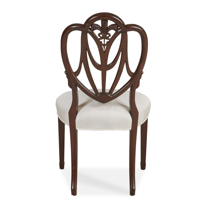 Heart Side Chair Pearl