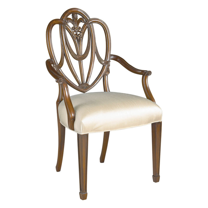 Heart Arm Chair Pearl