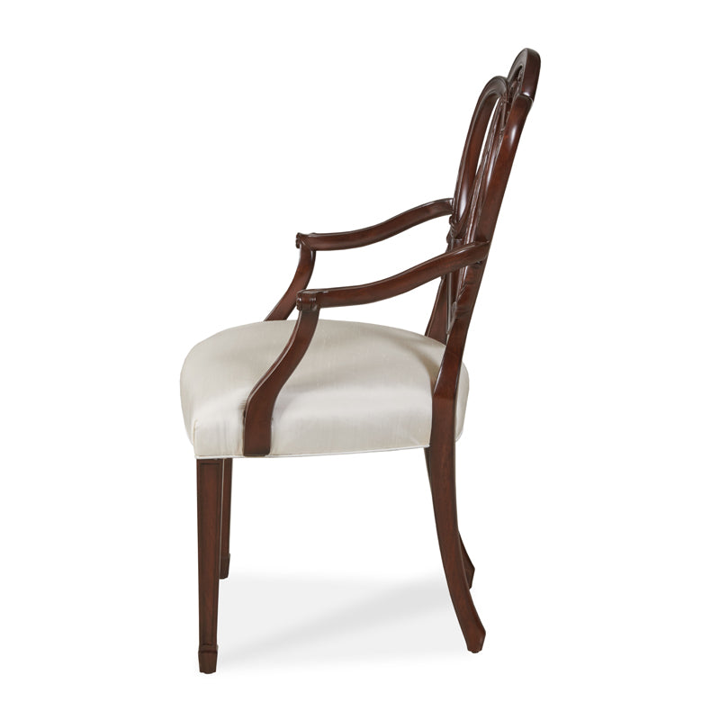 Heart Arm Chair Pearl