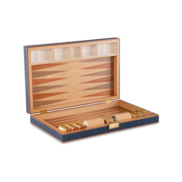 Navy Leather Game Board