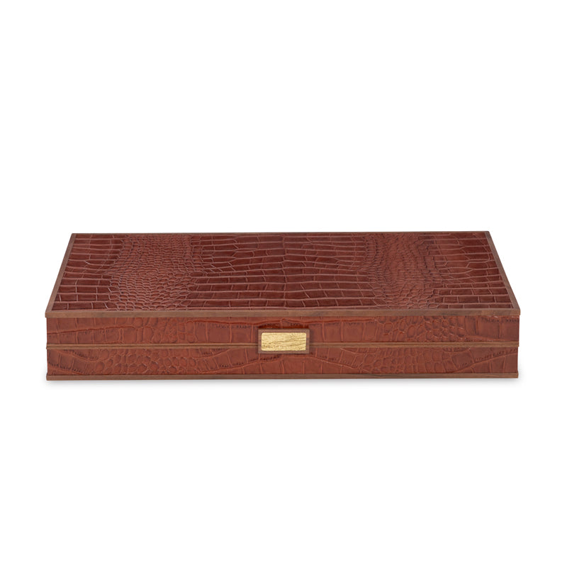 Tan Leather Game Board