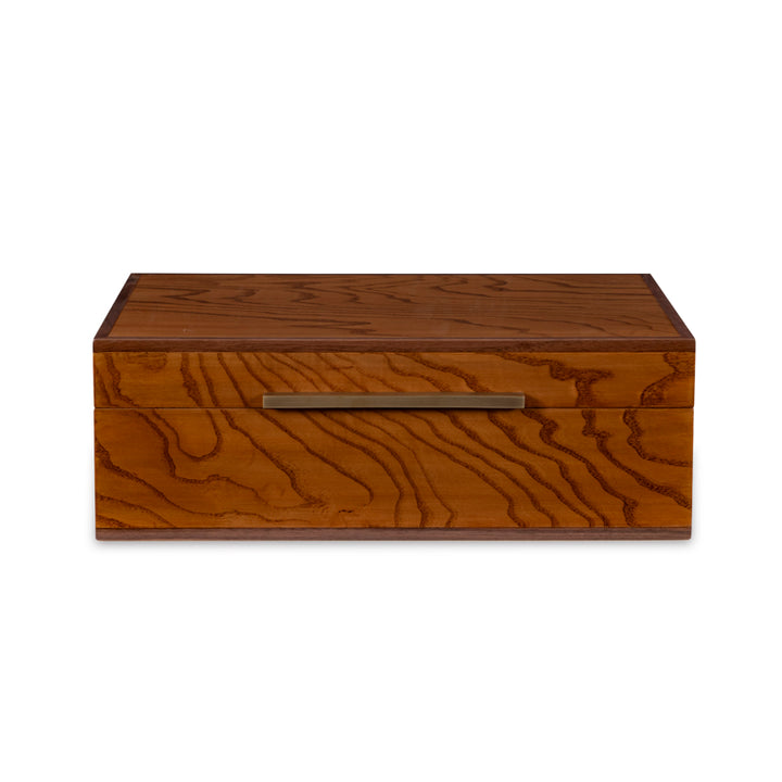 Walnut And Brass Box