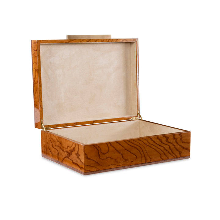Walnut And Brass Box