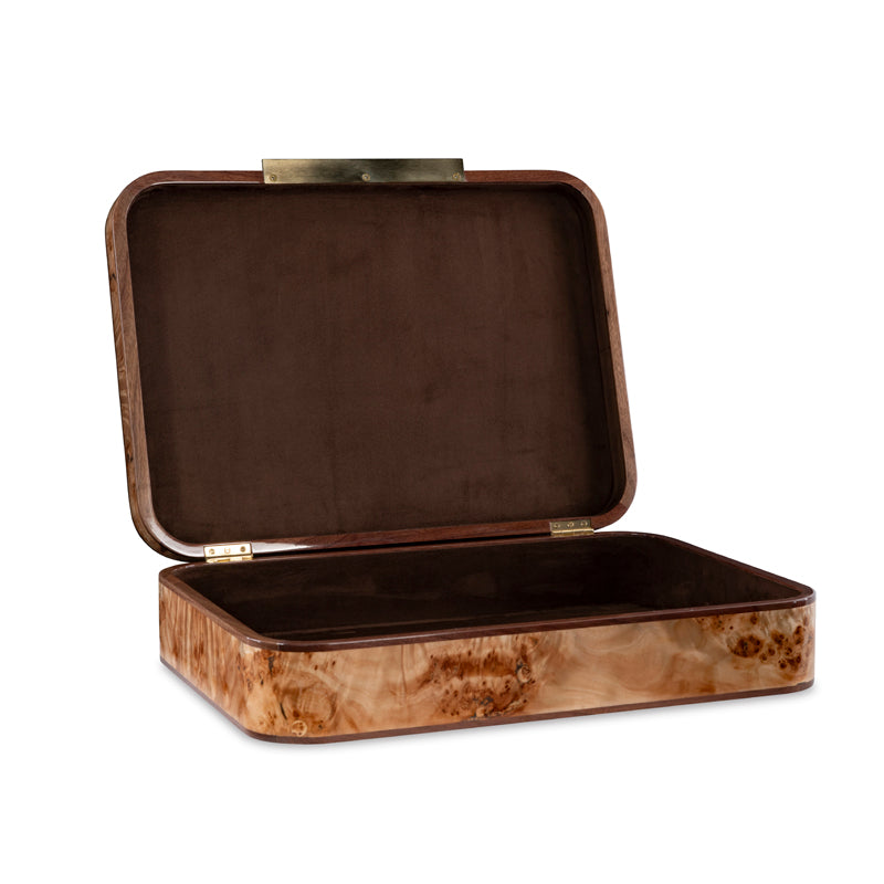 Bleached Walnut Burl Box