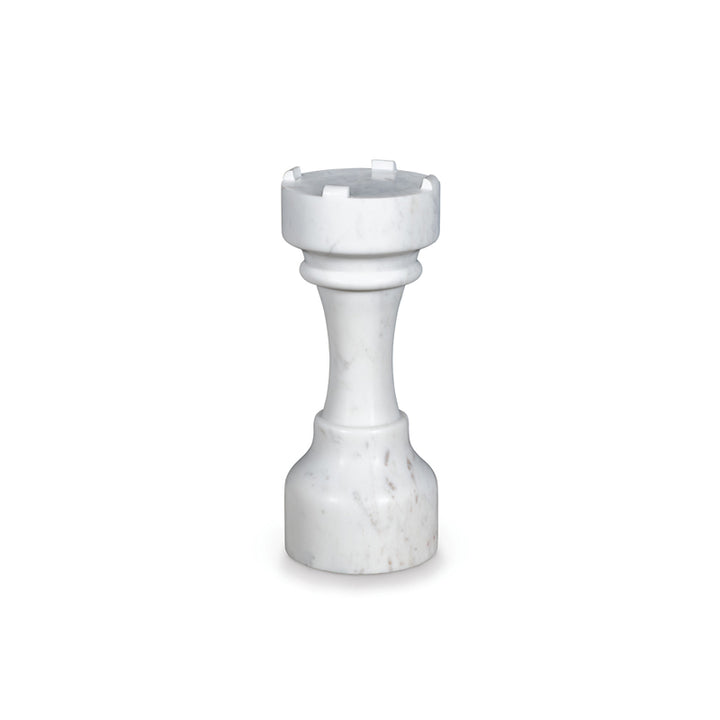 White Chess Table Castle