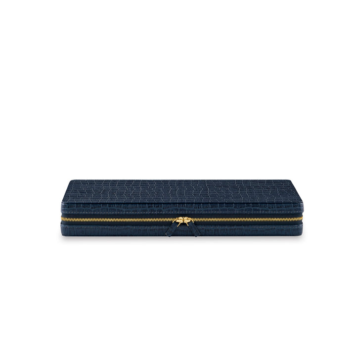 Travel Backgammon Board Blue