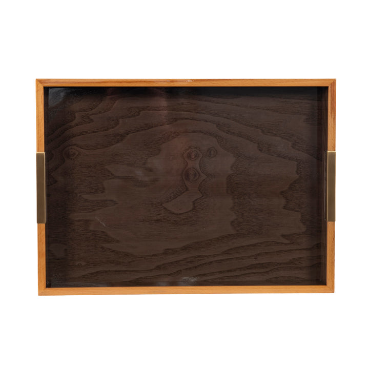 Grey Burl Tray