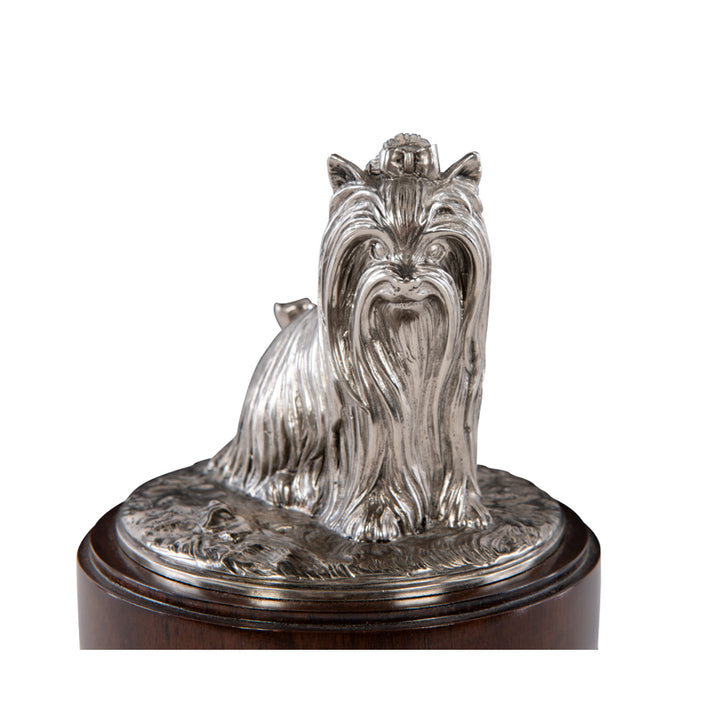 Nickel Yorkie Canister
