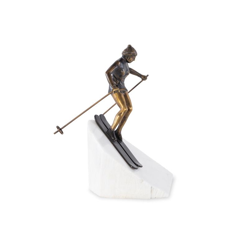 Skier Sculpture