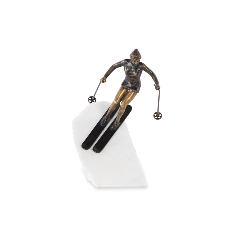 Skier Sculpture