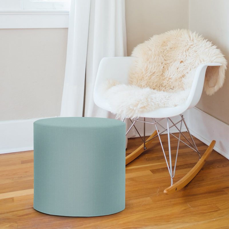 The Sterling Block & Cylinder Ottoman