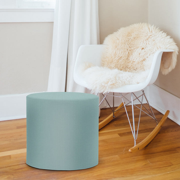 The Sterling Block & Cylinder Ottoman