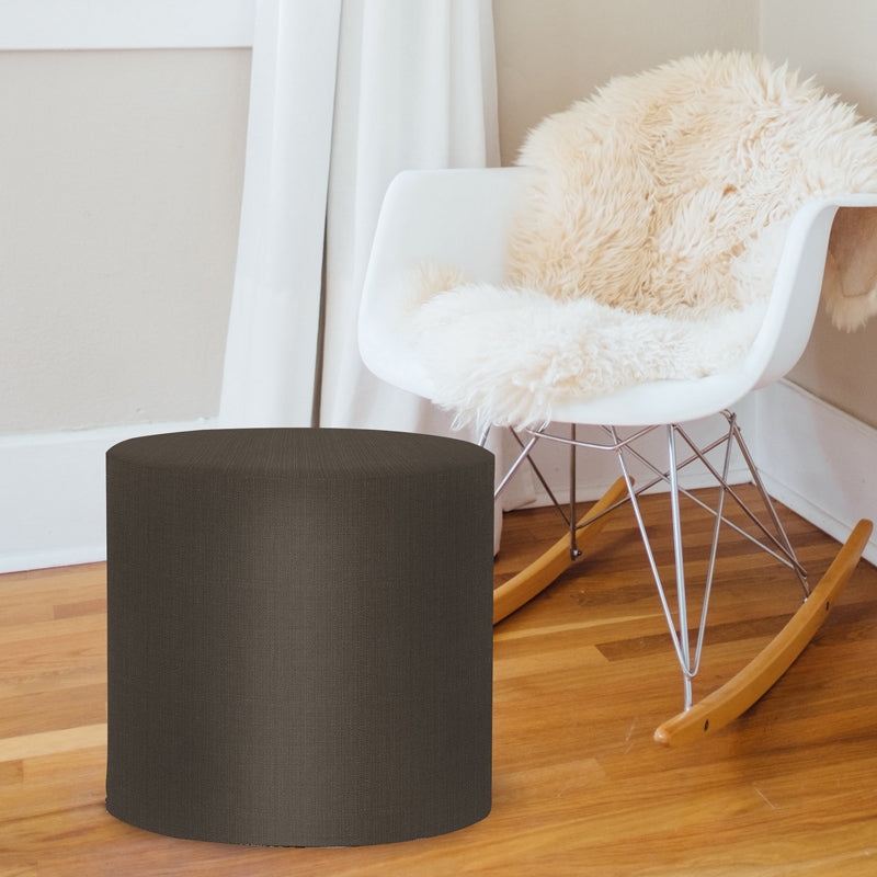 The Sterling Block & Cylinder Ottoman
