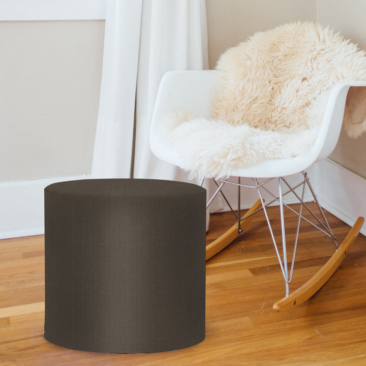 The Sterling Block & Cylinder Ottoman