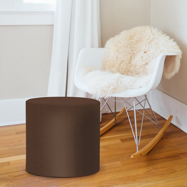 The Sterling Block & Cylinder Ottoman