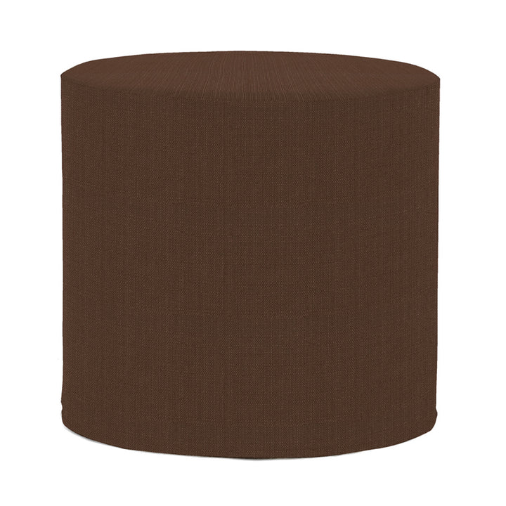 The Sterling Block & Cylinder Ottoman