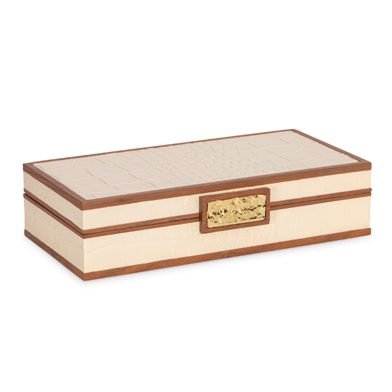 Cream Stacking Boxes
