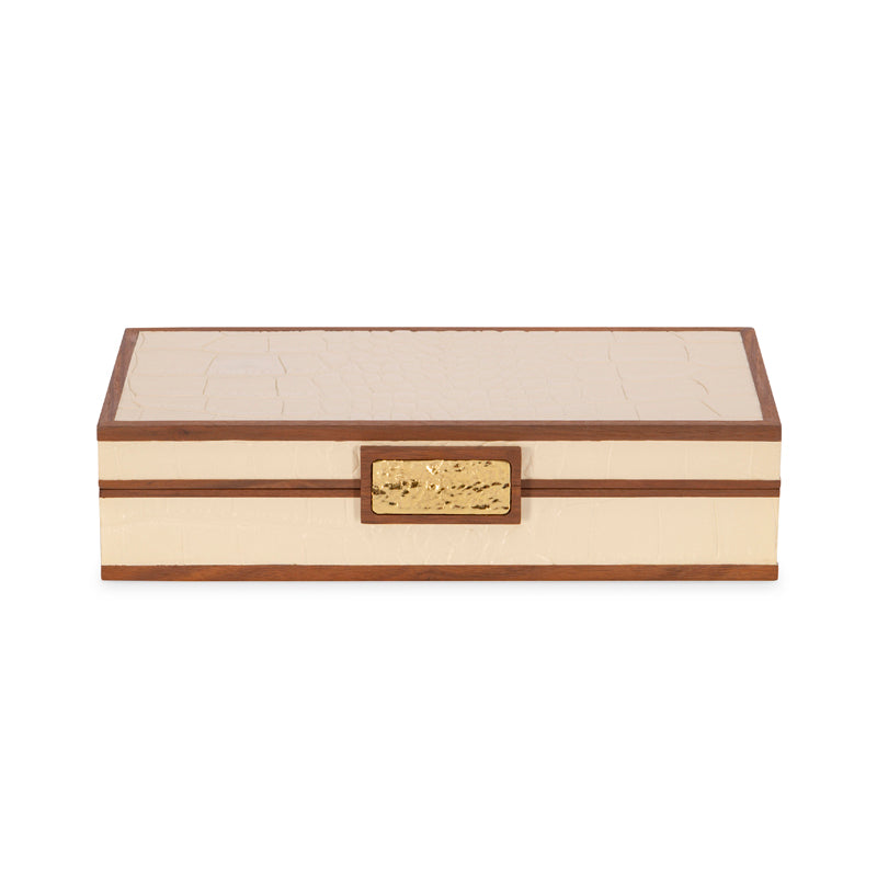 Cream Stacking Boxes