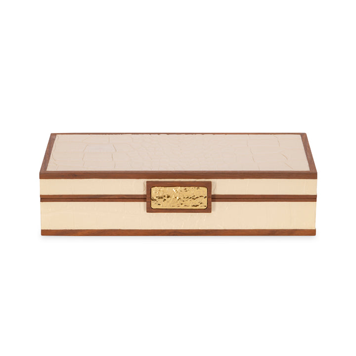 Cream Stacking Boxes