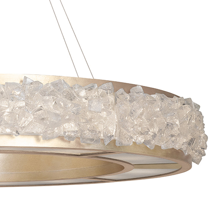Arctic Halo 38" Round Pendant