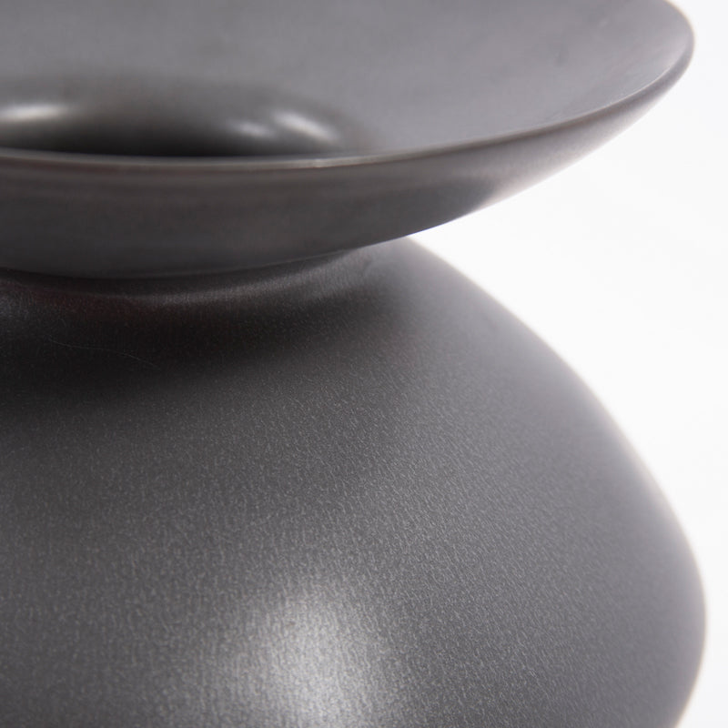 Graphite Ceramics Vase
