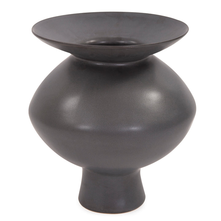 Graphite Ceramics Vase